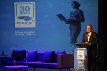 El presidente de la Diputación de Alicante, Toni Pérez, en el 30 aniversario de CREAMA en Calp