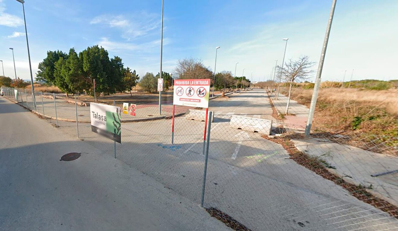 El Sector C del Verger vallado en 2024