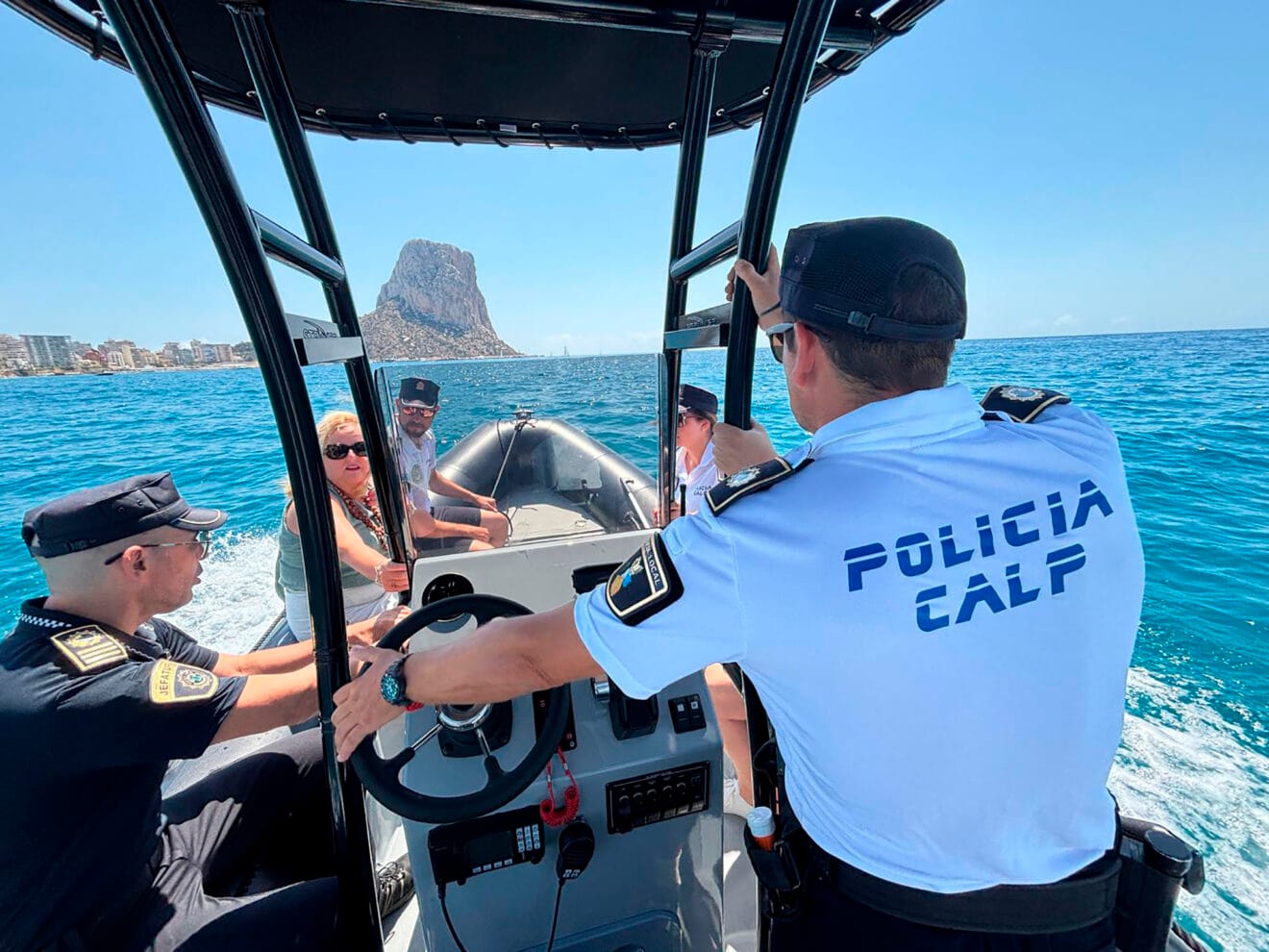 Embarcación de la Unidad Marina de Vigilancia del Litoral de Calp