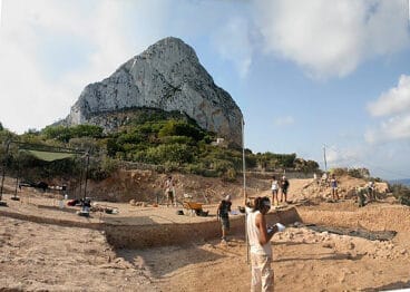 Excavaciones del MARQ en la Pobla de Ifach de Calp