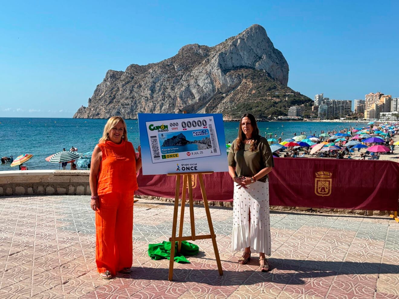 La Playa de la Fossa de Calp protagoniza el nuevo cupón de la ONCE