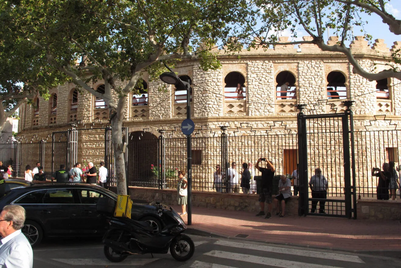 La plaza de toros de Ondara durante uno de los eventos taurinos en 2024
