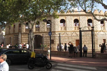 La plaza de toros de Ondara durante uno de los eventos taurinos en 2024
