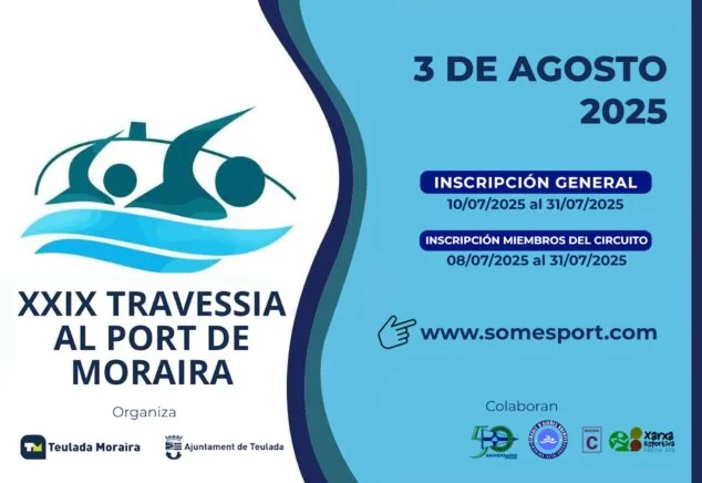 llega la xxix travesia al puerto de moraira