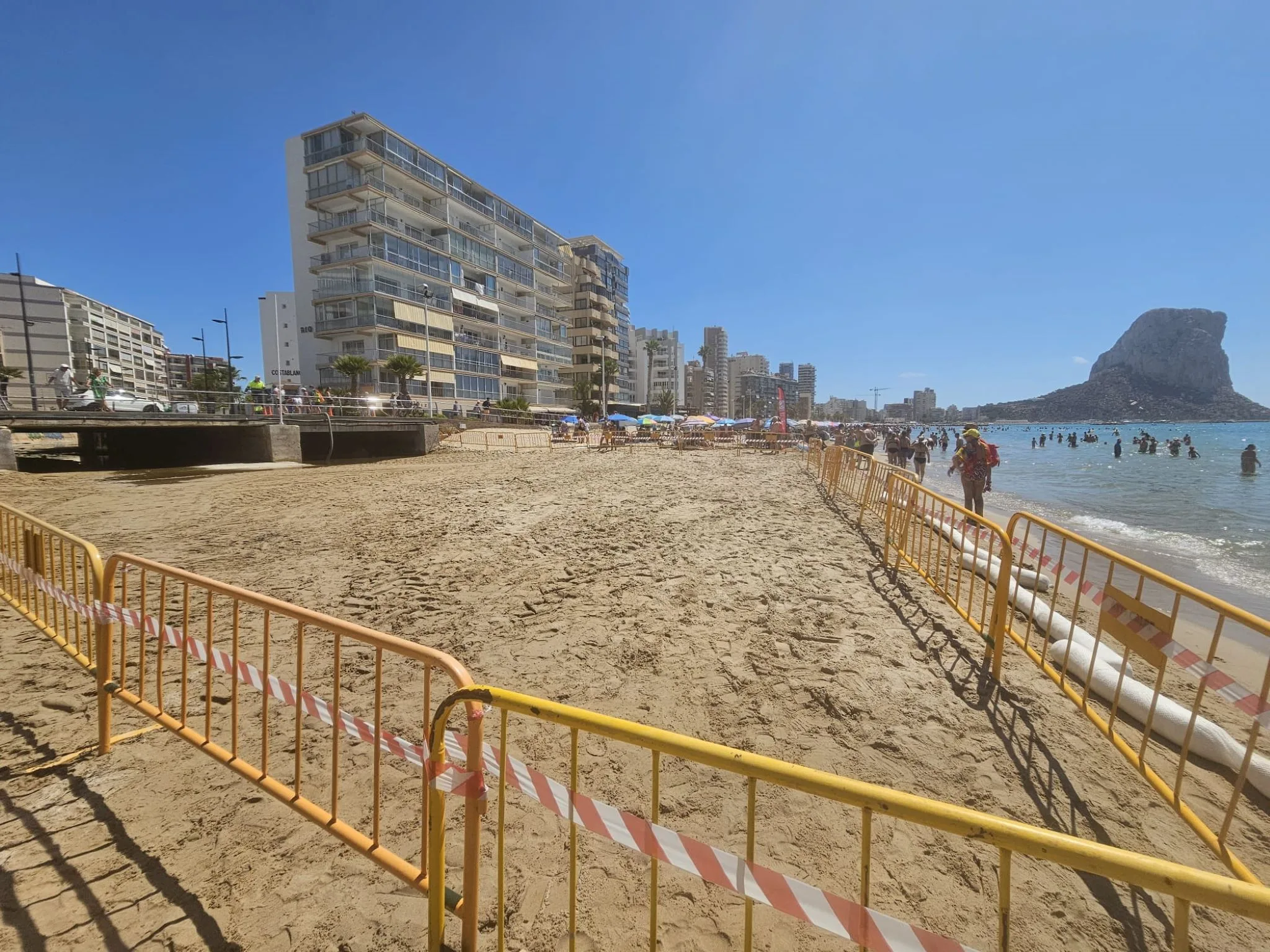 playa arenal bol de calp vallada