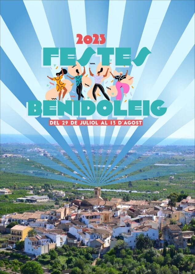 Imagen: Portada del libro de fiestas de Benidoleig de 2023