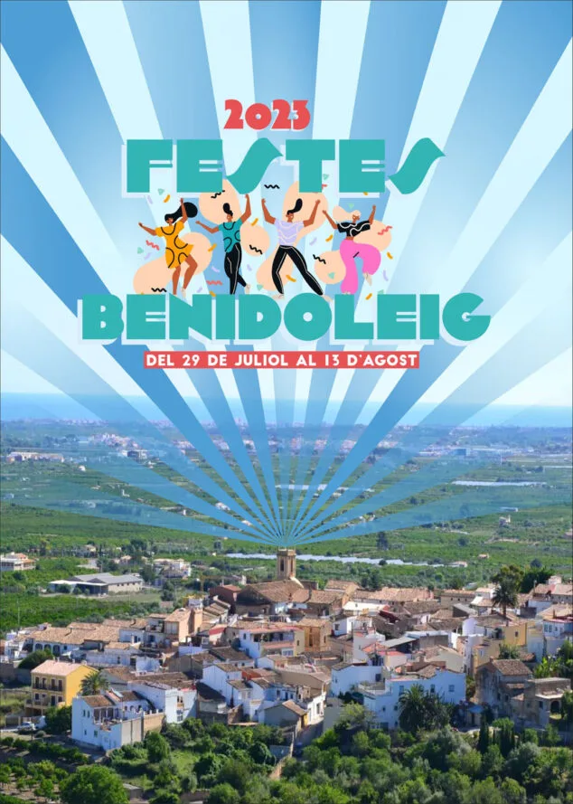 Imagen: Portada del libro de fiestas de Benidoleig de 2023