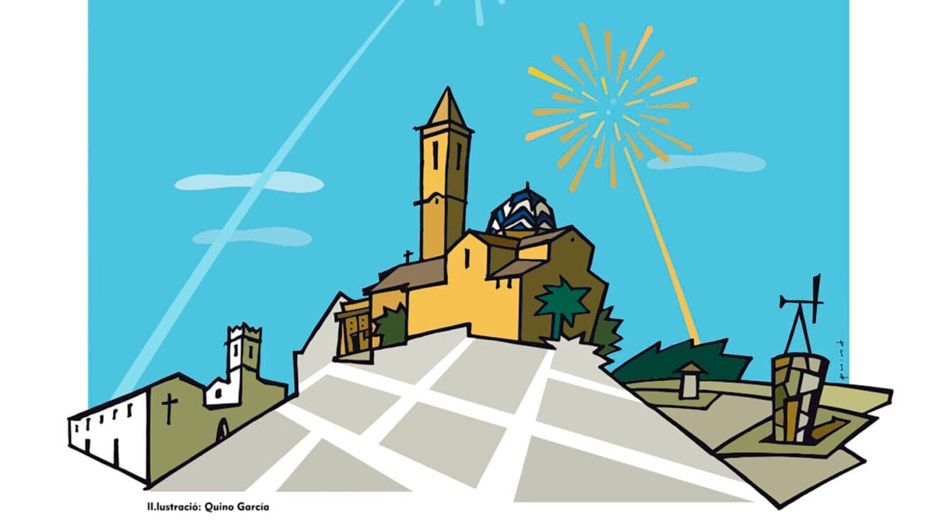 Portada del libro de fiestas patronales en honor a Santa María Magdalena de Benitatxell en 2024