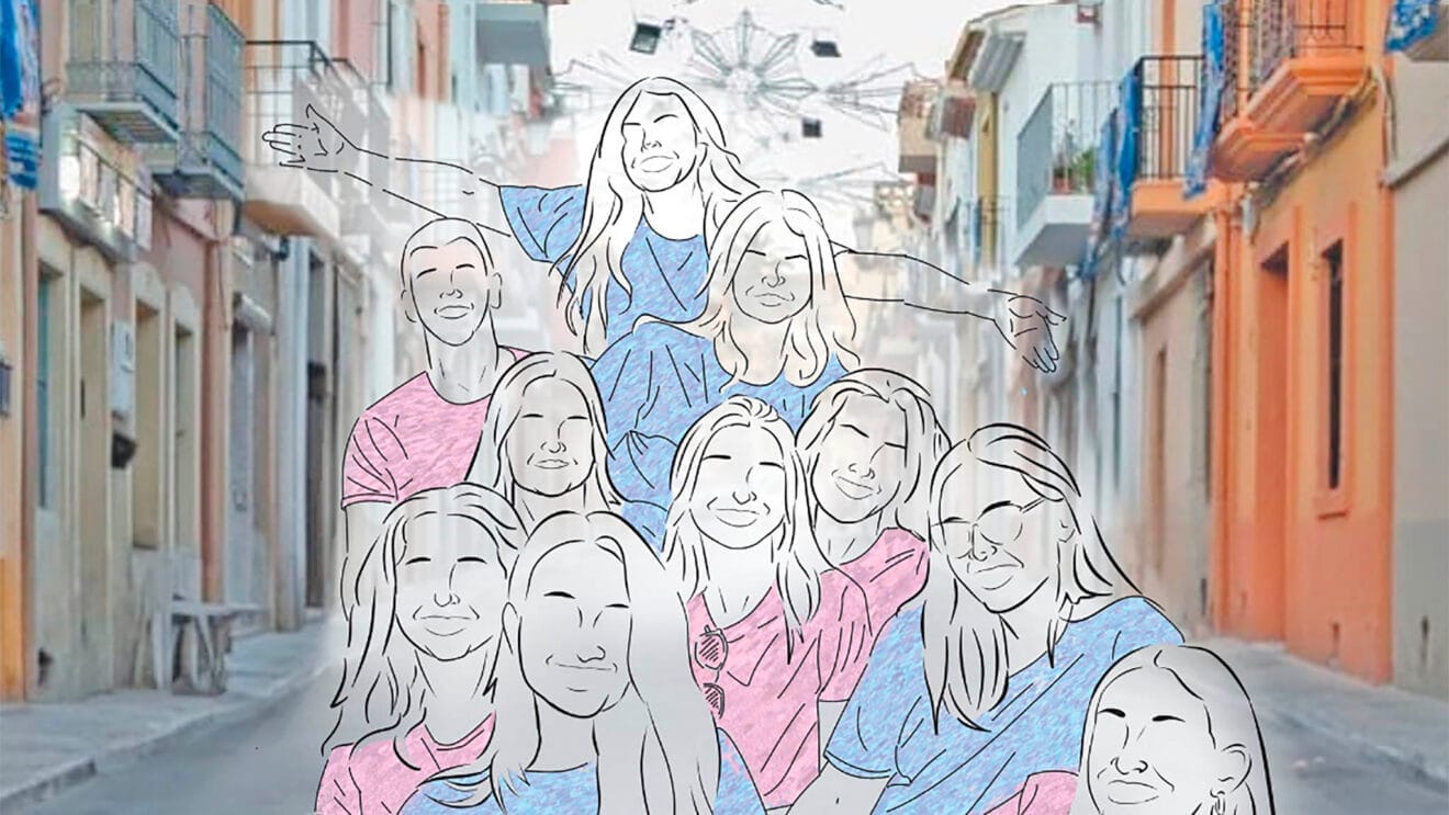 Portada del libro de las fiestas populares de Sants de la Pedra en Teulada-Moraira de 2025