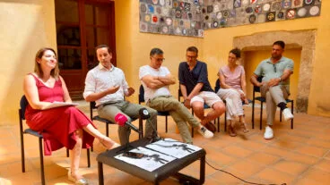 Presentación de ‘Benissa en corto’ en la Casa Palacio de los Andrés y Pere Bigot de Benissa