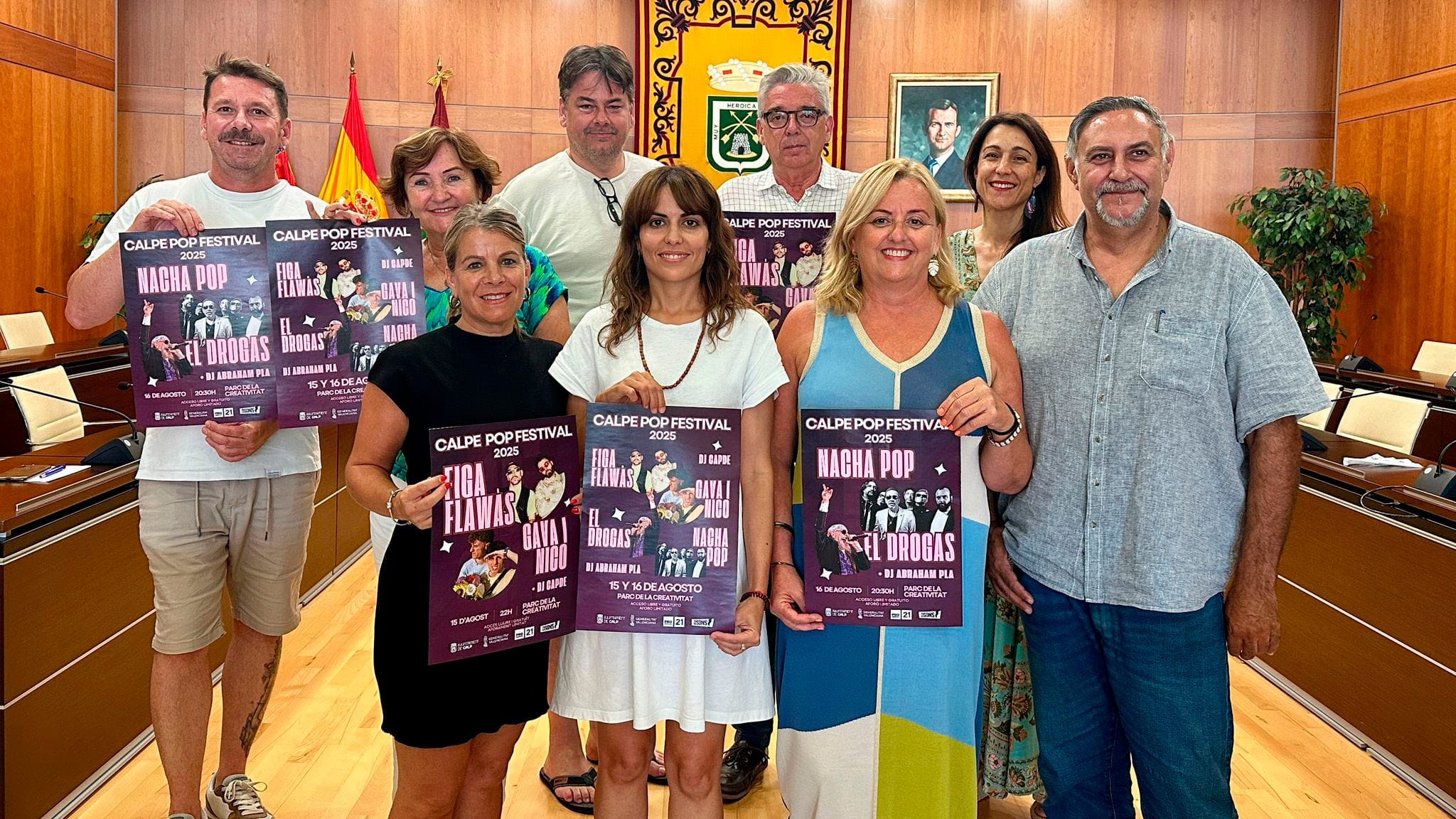 presentacion del calpe pop festival 2025