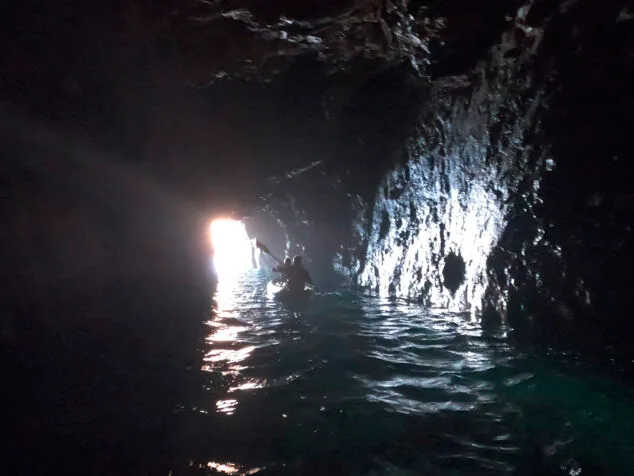 Imagen: Recorrido en kayak desde la playa del Portet de Moraira