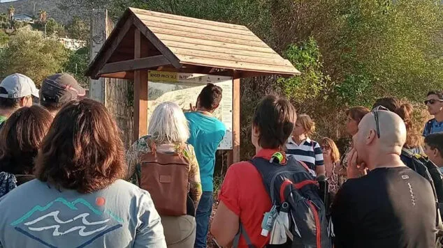 ruta en el parque de la marjal de pego oliva en 2024