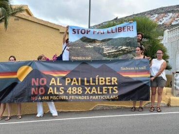 Salvem la Vall en una acción contra el PAI de Llíber