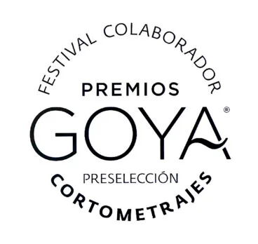 Sello de Festival colaborador de los Premios Goya de la Academia de Cine Español
