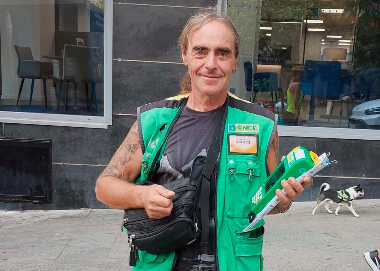 Antonio Mayor López, vendedor de la ONCE