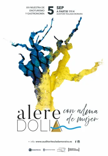 Cartel de Alere Dolia, XIV Muestra de enoturismo y gastronomía, con alma de mujer