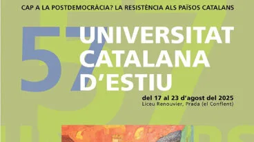 cartaz das conferências da Universidade Catalã de Destiu 2025