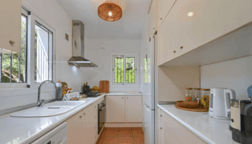 Cocina equipada con todo lo necesario para sus vacaciones