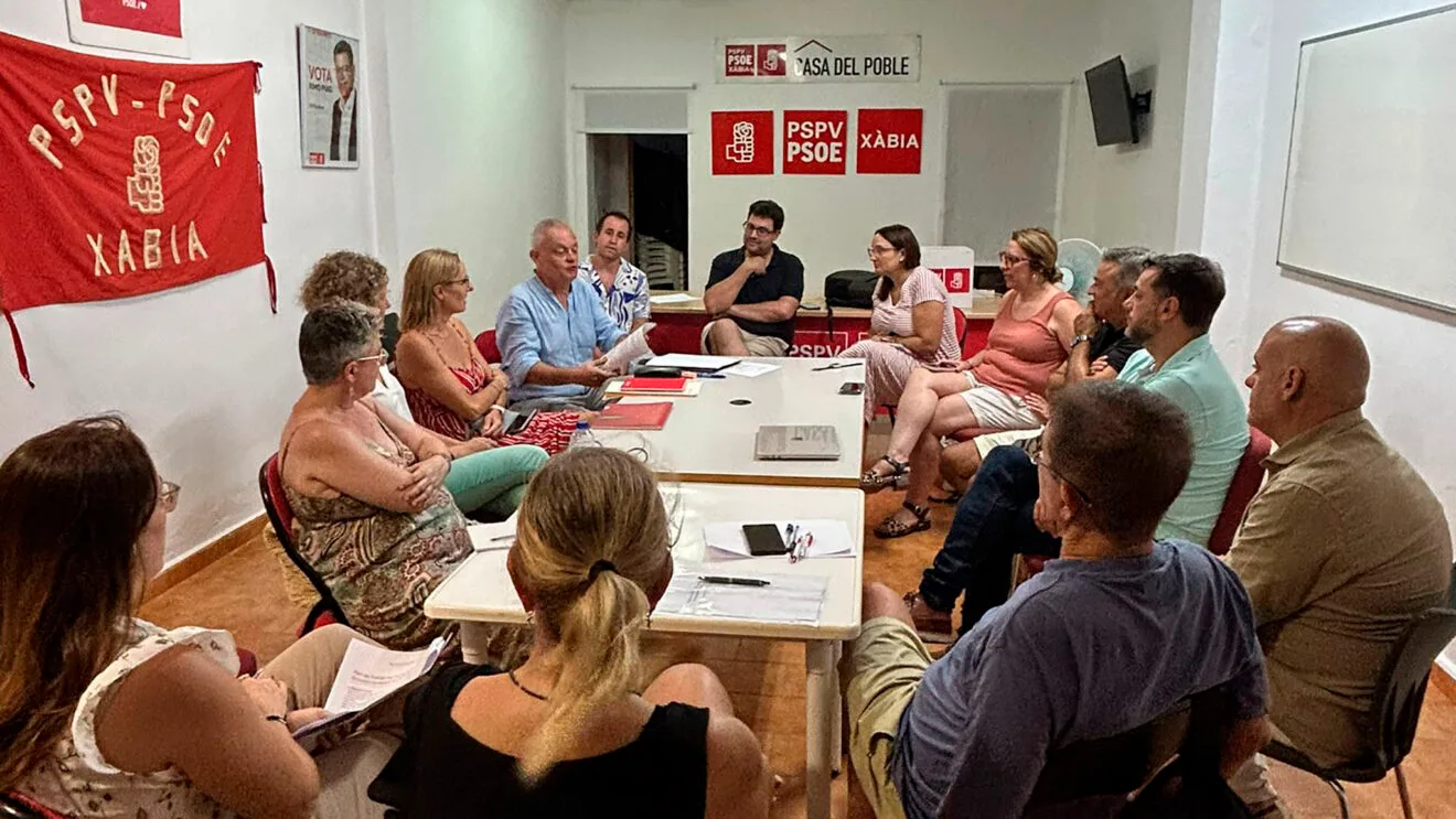 Comissió Executiva Comarcal del PSPV-PSOE Marina Alta en su última reunión