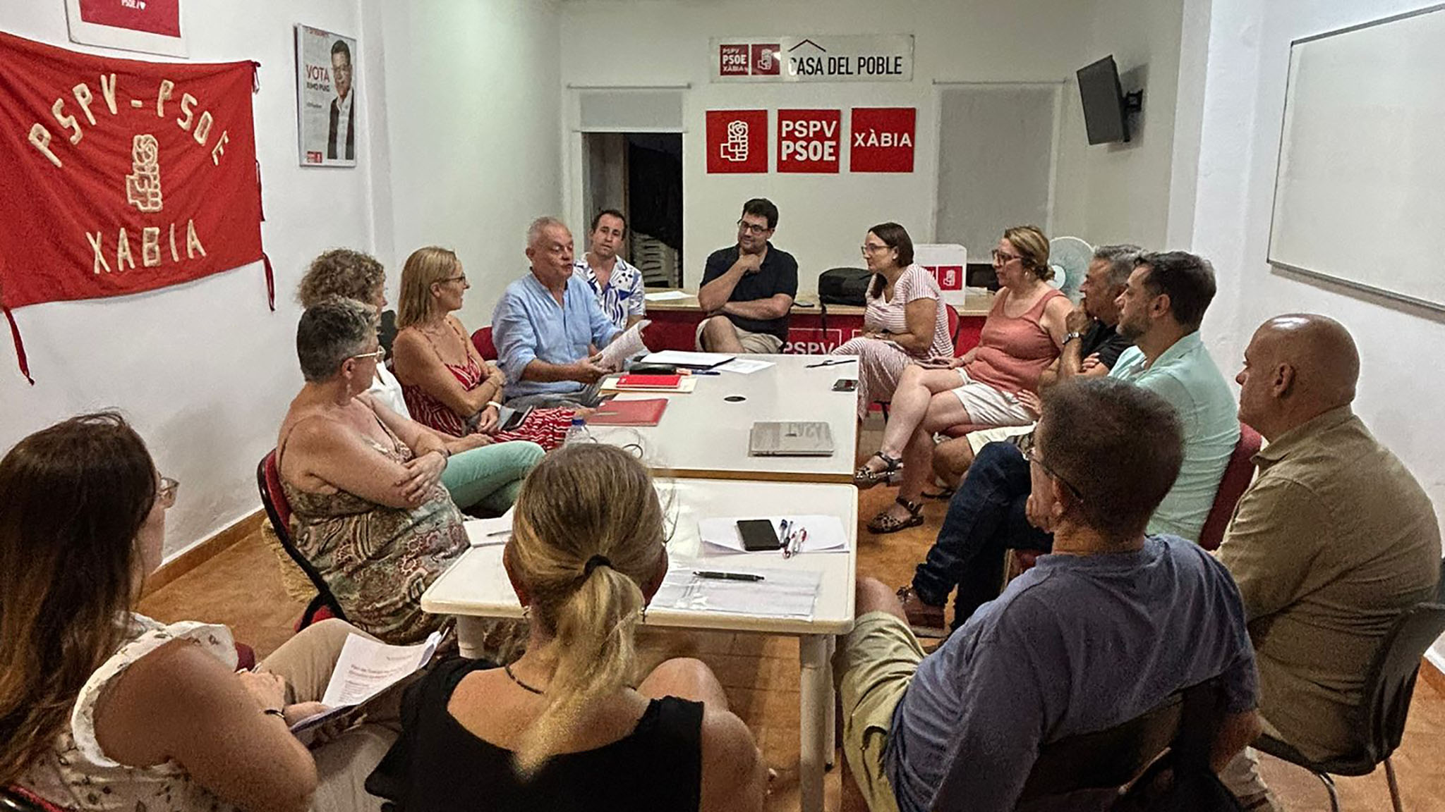 comissio executiva comarcal del pspv psoe marina alta en su ultima reunion