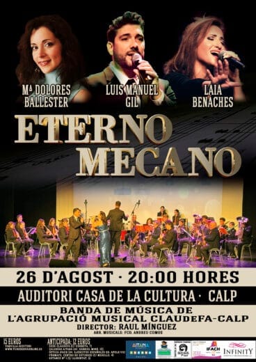 Cartel del espectáculo ‘Eterno Mecano’