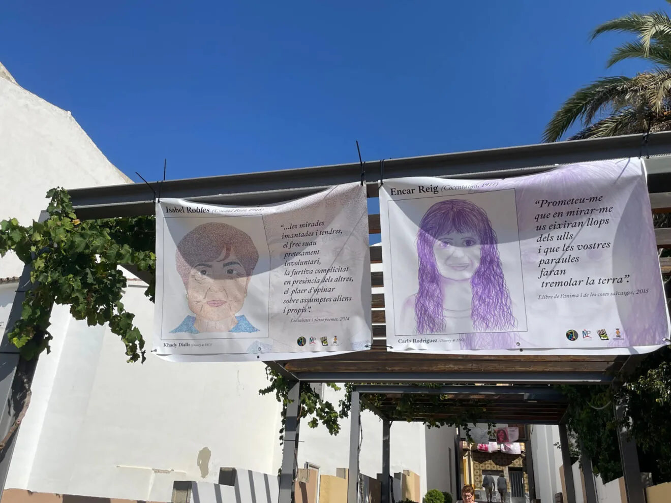 Exposición 'Elles- constel·lació poètica' en Benitatxell 14