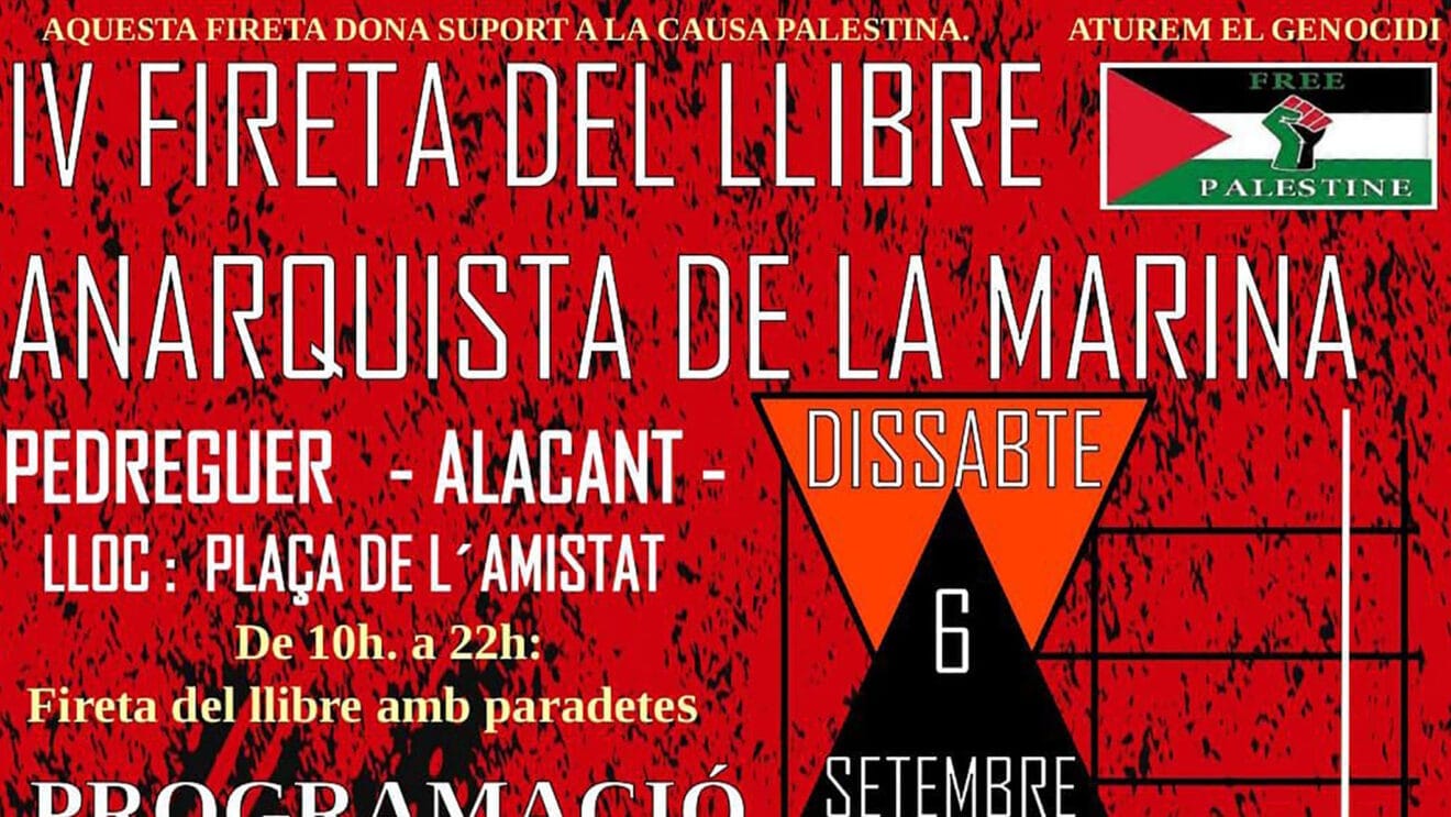 IV Fireta del llibre Anarquista de la Marina en Pedreguer