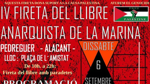 iv fireta del llibre anarquista de la marina en pedreguer