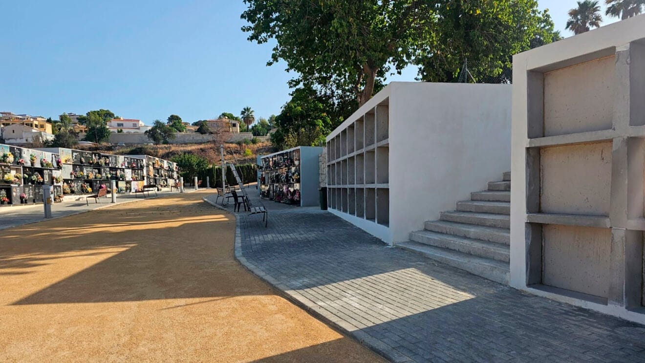 Nueva zona de nichos en Calp