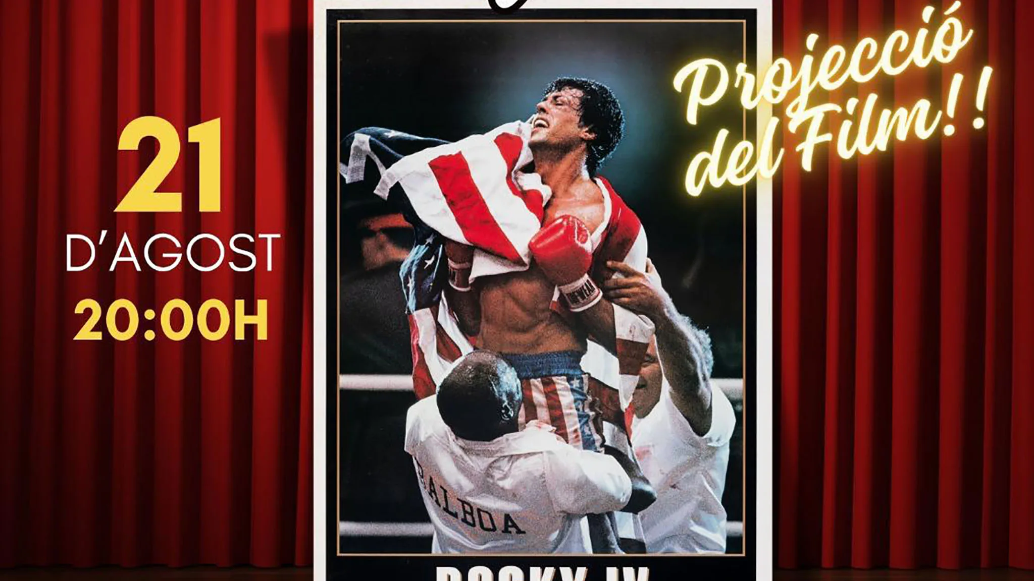 ondara acoge la proyeccion de rocky iv junto al compositor vince dicola