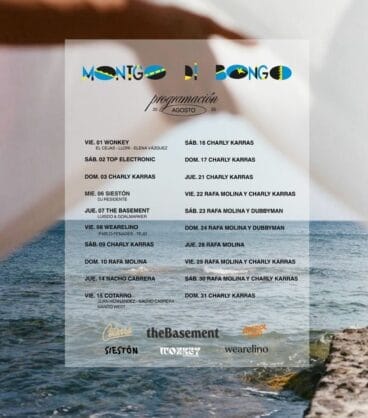 Programación de Montgo Di Bongo para este mes de agosto y disfrutar del verano
