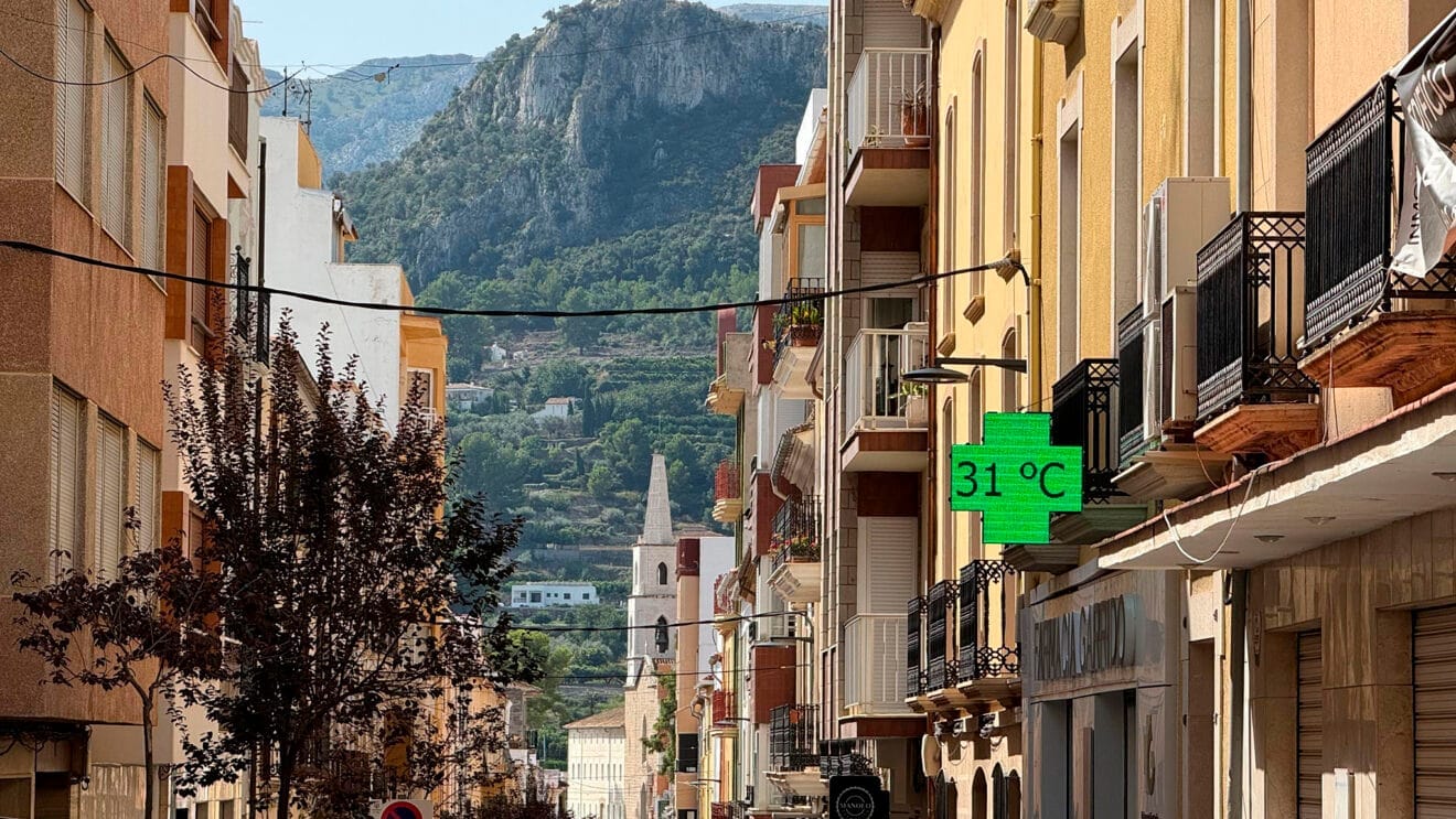 Temperaturas en Pego (archivo)