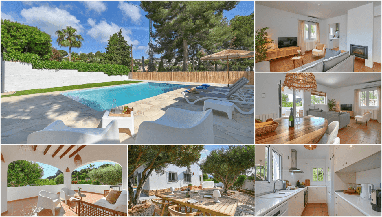 Villa Tres Corazones encanto mediterráneo con piscina en Moraira