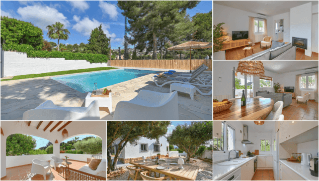 villa tres corazones encanto mediterraneo con piscina en moraira