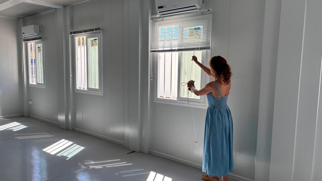 Aulas prefabricadas del IES Les Salines de Calp