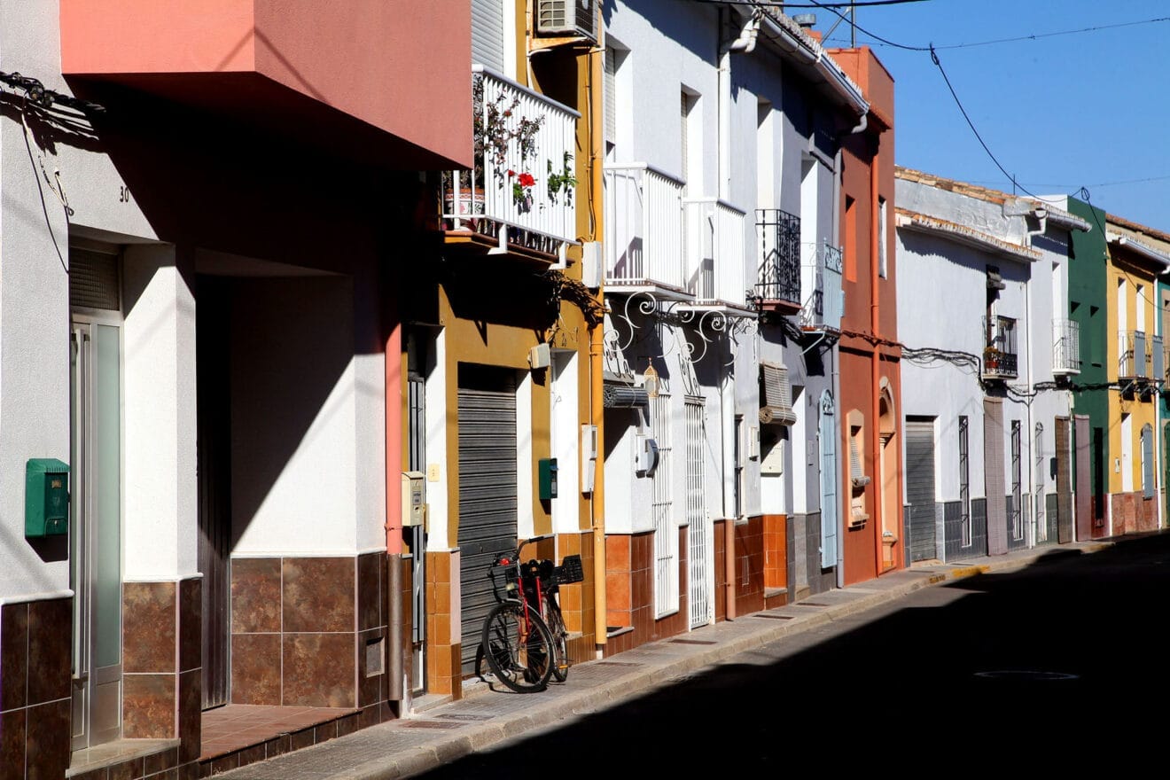 Calle Major de Els Poblets (archivo)