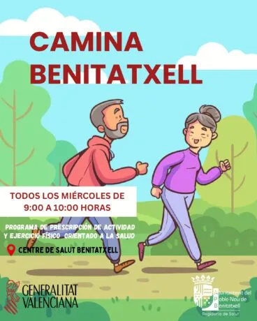 Cartel del nuevo programa ‘ Camina Benitatxell’
