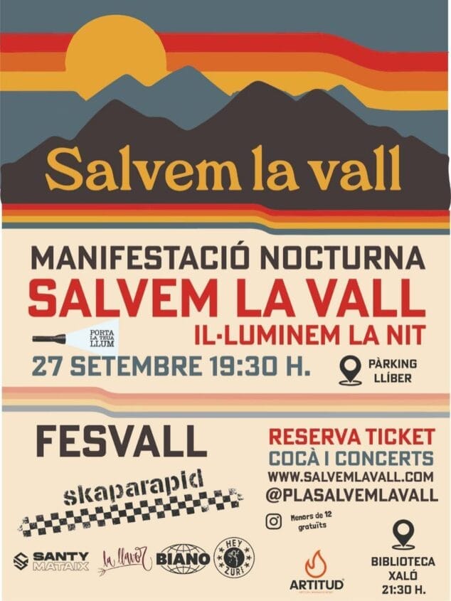 Imagen: Cartel de la manifestación