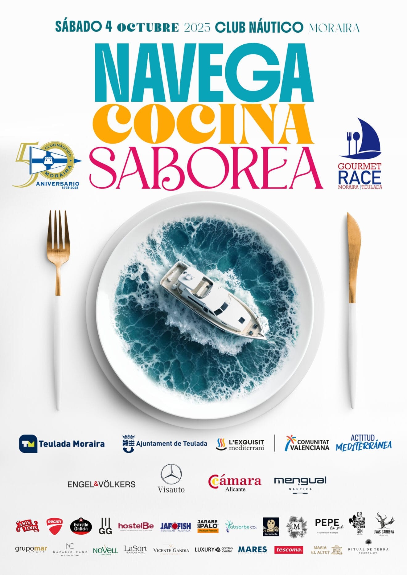 Gourmet-Rennen 2025 Moraira Poster