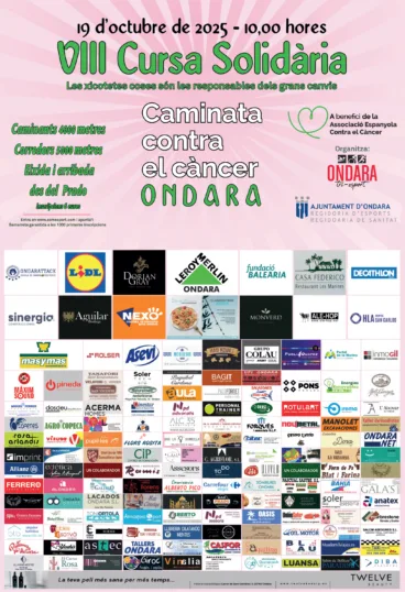 Cartel VIII Cursa Solidaria, AECC
