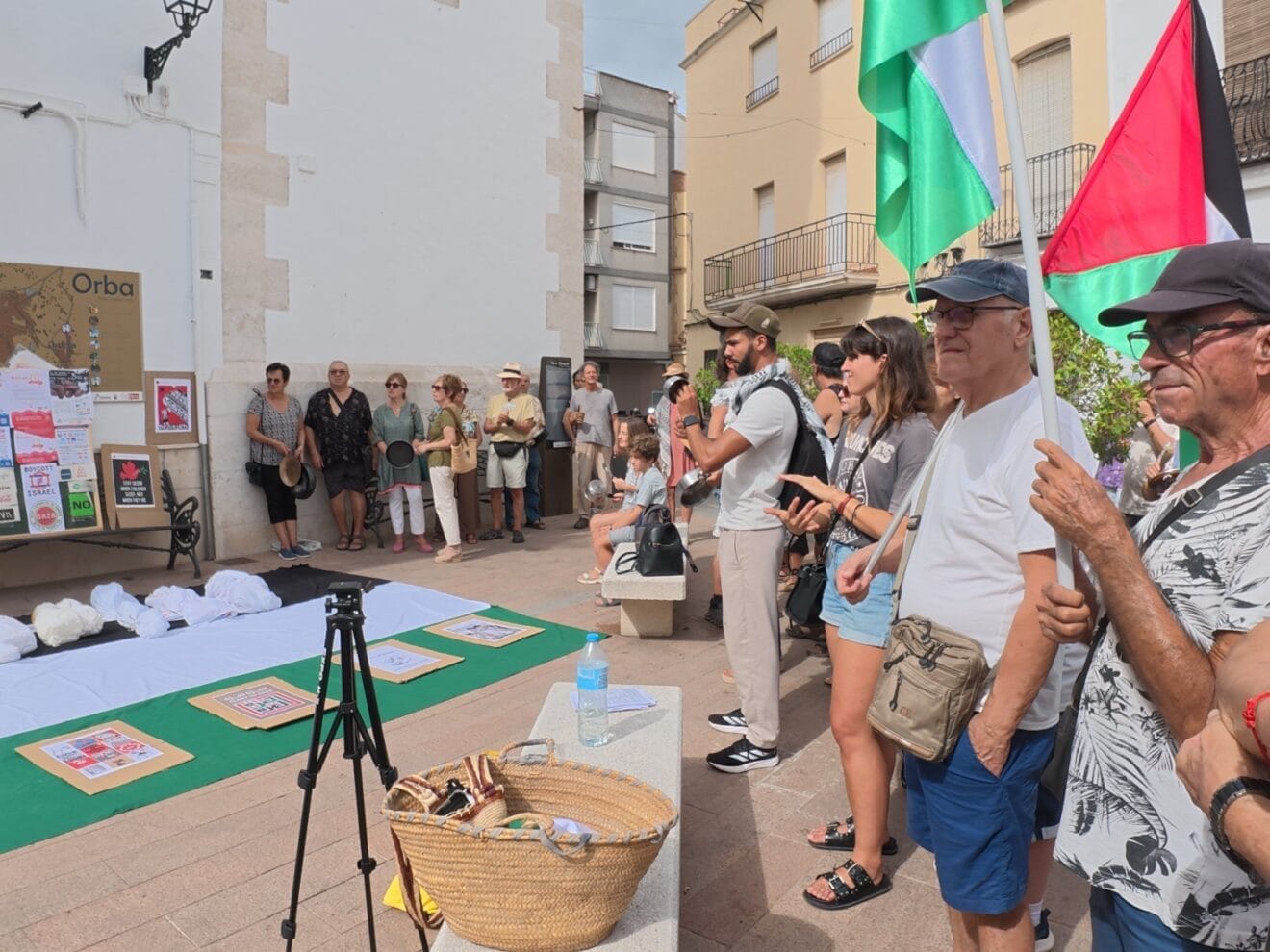 Konzentration - Kochtopfprotest in Orba für Gaza und Palästina (2)