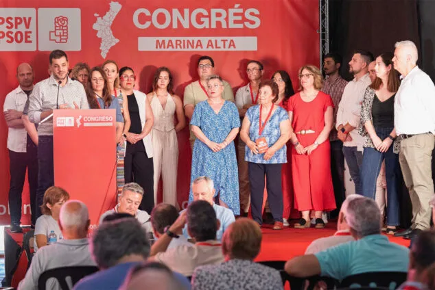 Imagen: Congreso de la ejecutiva comarcal del PSPV-PSOE de la Marina Alta