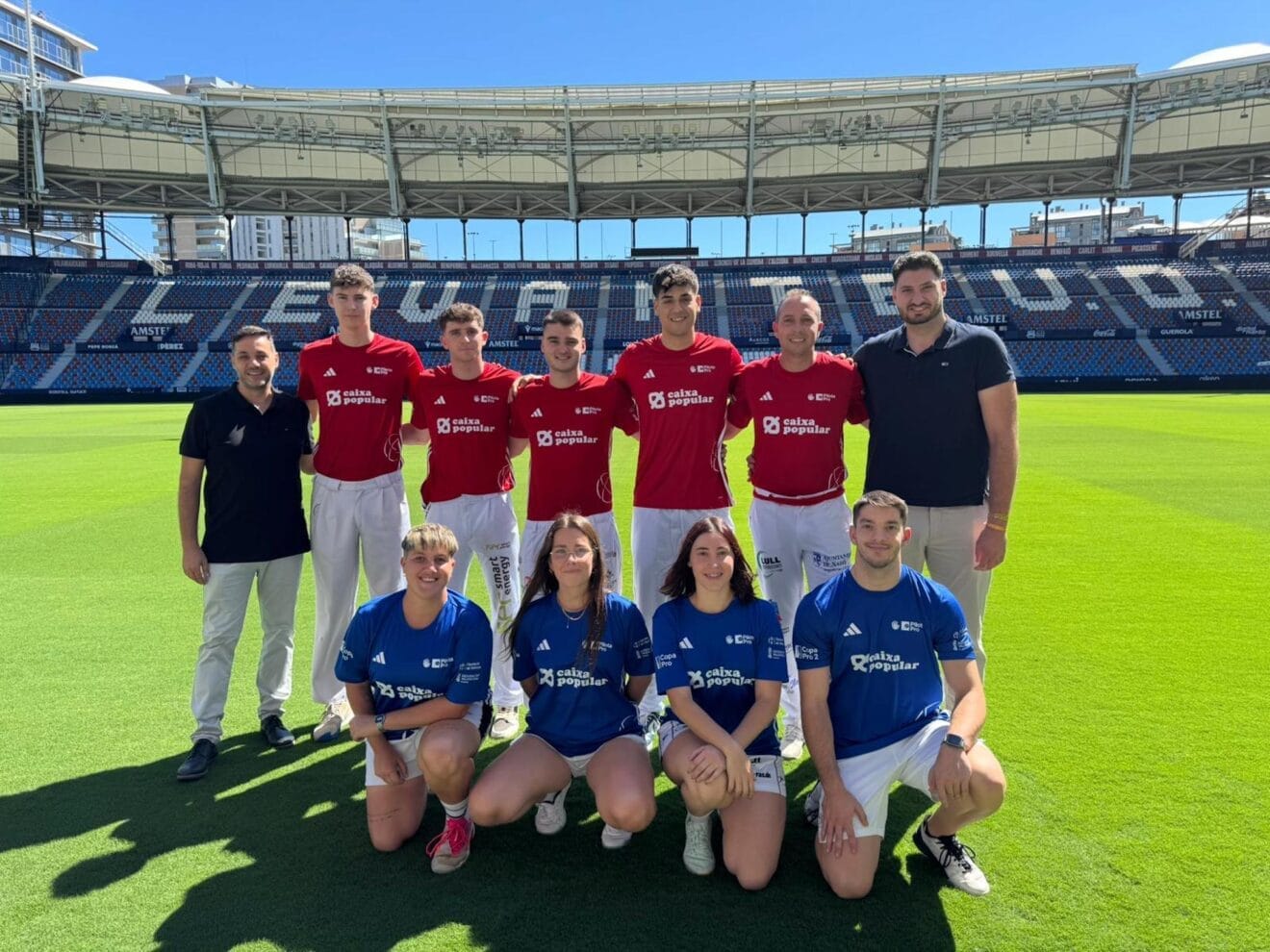 Equipos de pilota de Ondara en la presentación