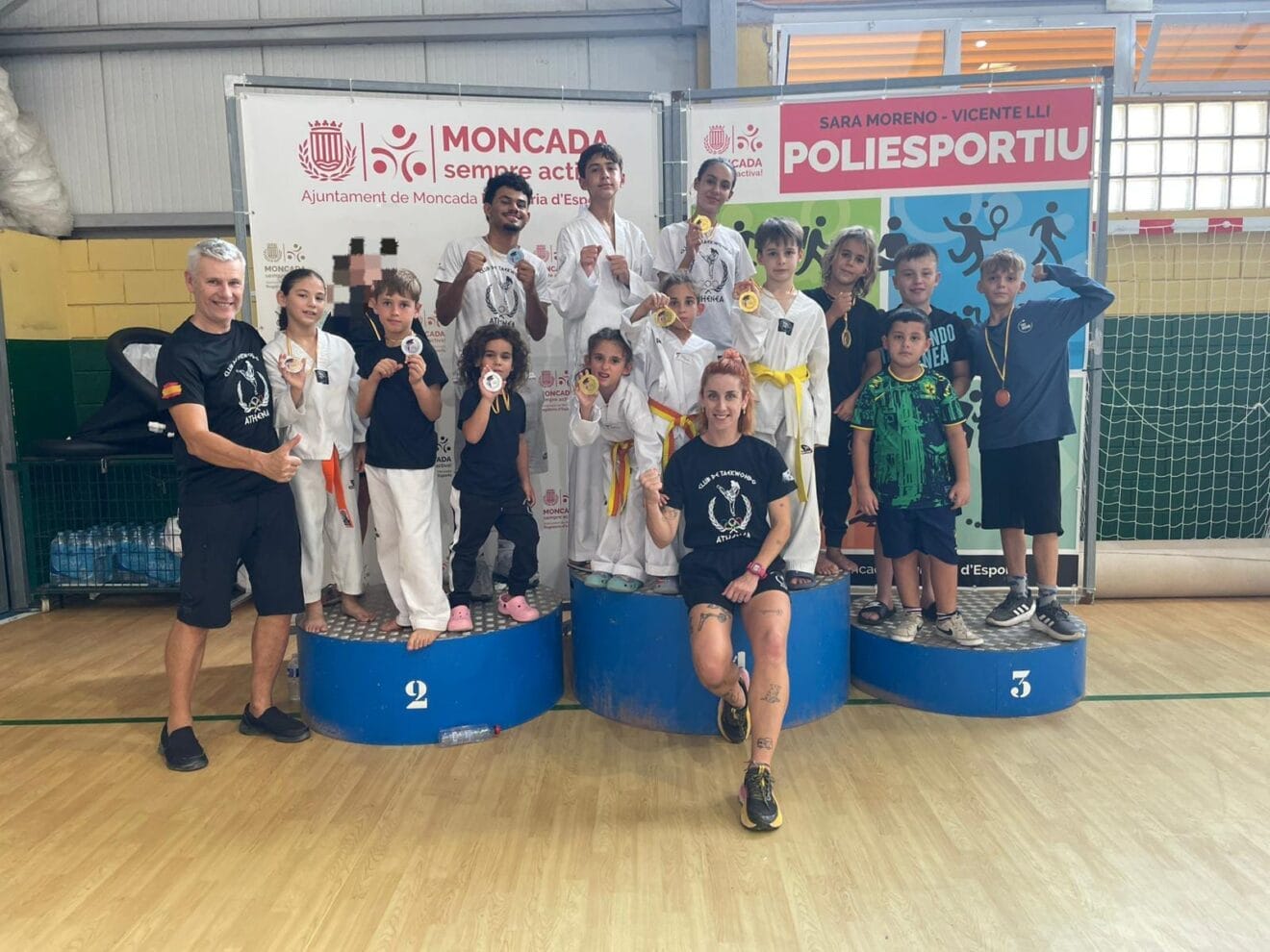 Equipo de Taekwondo de Calp en el Open de Moncada