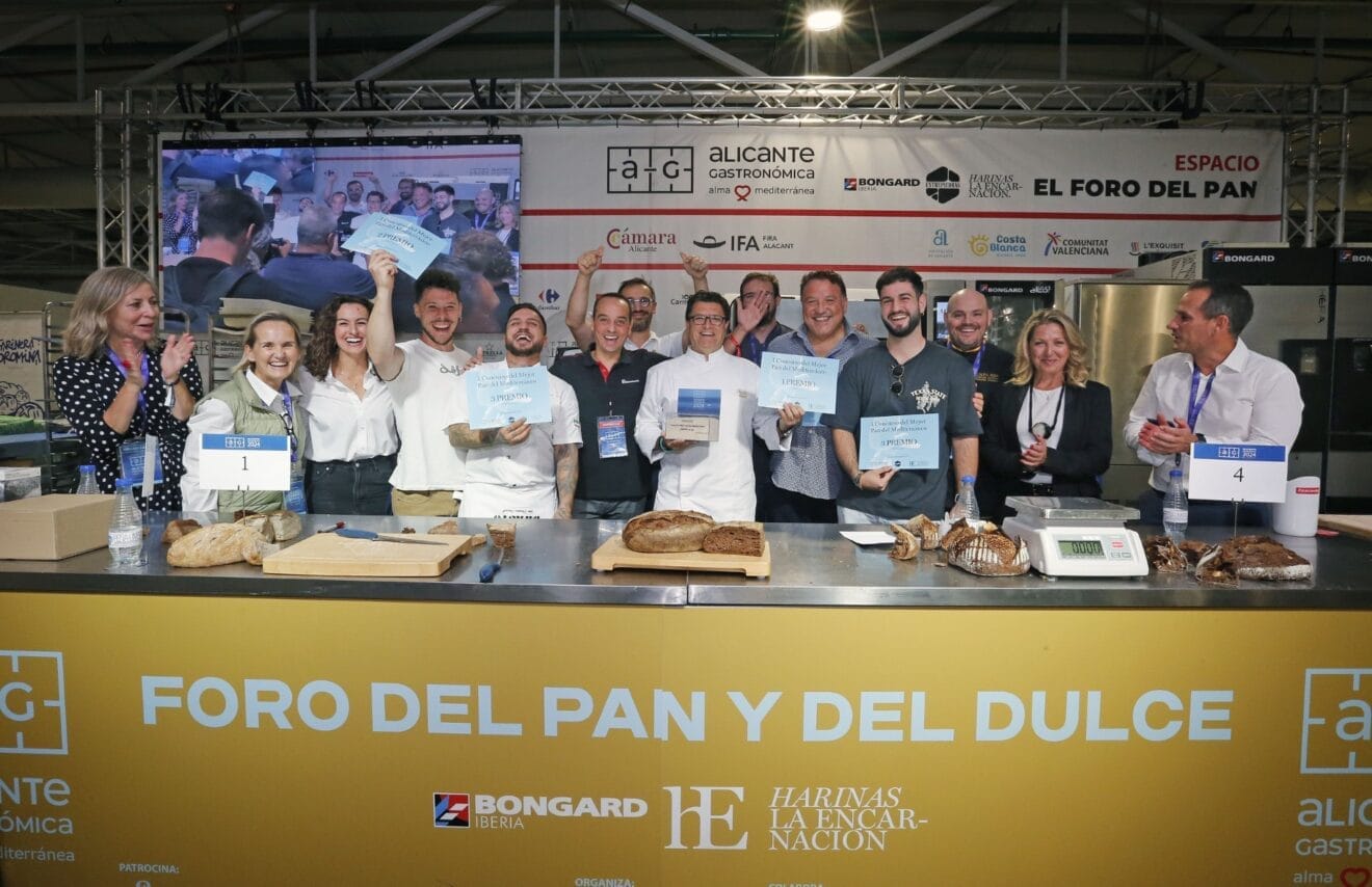 Ganadores del concurso Mejor Pan del Mediterráneo de Alicante Gastronómica 2024