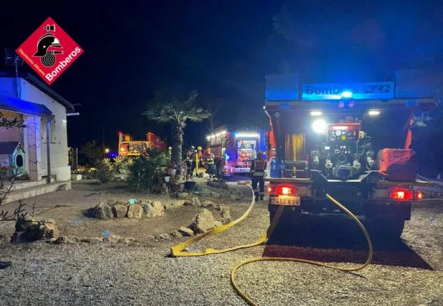 incendio de la partida garduix en calp 1