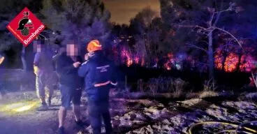 Incendio de la partida Garduix en Calp (3)