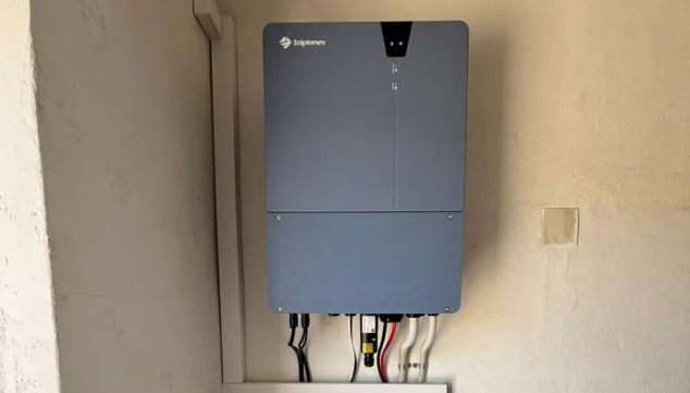 inversor monofasico solplanet de 8kw instalado