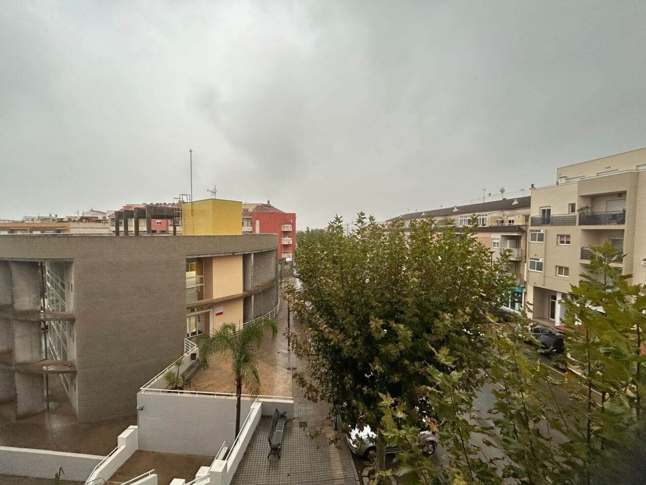 Mañana de lluvia en 2024 en Ondara (archivo)